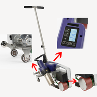 Machine de soudage à air chaud autopropulsée pour membrane en PVC HDPE PE, bâche et tissu industriel