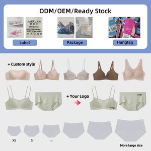 Áo Ngực Và Quần Lót Đặt New Sexy Nylon Đẩy Lên Mô Hình Liền Mạch Blossom Lady Hàng Ngày <span class=keywords><strong>Bra</strong></span> 32A 32B 34A 34B 34C 36A <span class=keywords><strong>36B</strong></span> 36C 38A 38B - Product Image 4