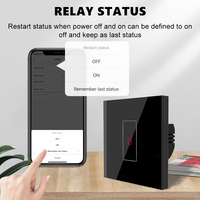 Interrupteur mural intelligent tactile WiFi Tuya 20A EU pour chauffe-eau, chaudière, climatiseur, minuterie, commande vocale Alexa Google Home