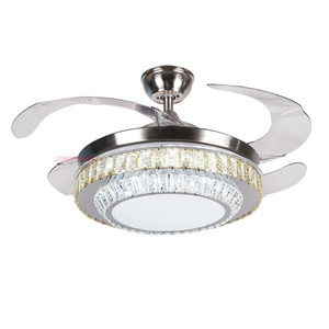 Lámparas de Techo con Ventilador para Sala de Estar, Directas de Fábrica, con Control Remoto, Regulables, 3CCT, Motor DC Reversible, Aspas de PC - Product Image 3