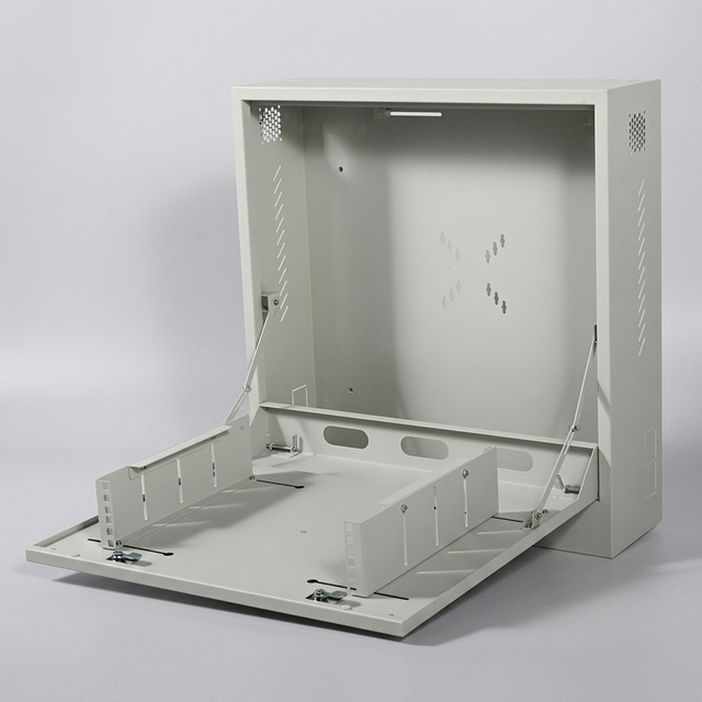 Space Saving 19 Inch Vertical Wall Mount DVR NVR Security Cabinet Rack Enclosure for CCTV Security Equipment System