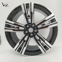 Nouvelle vente directe d'usine pour tous les modèles 20-21 pouces 5*112 mm 40 mm Jantes en alliage d'aluminium léger OEM BMW740 Finition noire