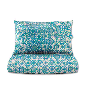 Ensembles de housse de couette 100% coton personnalisés ensemble de couette en drap d'exportation d'impression pigmentée de qualité supérieure pour un usage domestique - Product Image 1