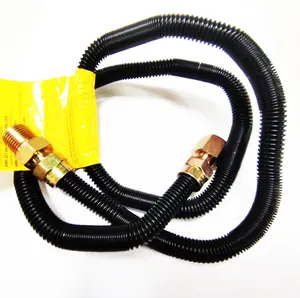 Mangueras flexibles de gas sin silbato de 1/2-3/4 pulgadas, líneas de suministro de gas flexibles, líneas de gas para chimenea