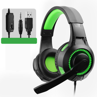 Casque Gamer Filaire USB 3,5 mm avec Microphone Compatible Ordinateur Xbox One Series X S Switch Console de Jeu Vidéo Téléphone Mobile/Audio