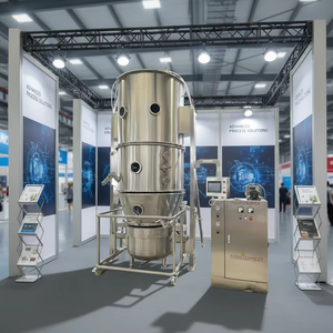 Sécheur à lit fluidisé industriel pour granulation de particules catalytiques - Product Image 1