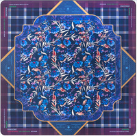 Alas Mahjong Neoprena Profesional Motif Bunga Galaxy Mewah Alas Mahjong Amerika Pola Kustom Taplak Meja Mahjong Langsung dari Pabrik
