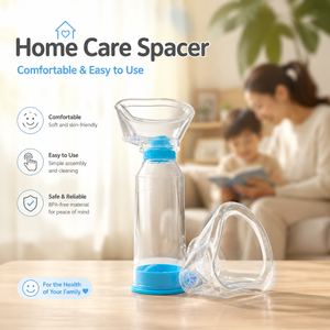 Mascarilla espaciadora de silicona transparente para inhalador, portátil, <span class=keywords><strong>AeroChamber</strong></span>, para asma/ELCO, ajuste universal para inhaladores PMDI, fácil de usar - Product Image 3