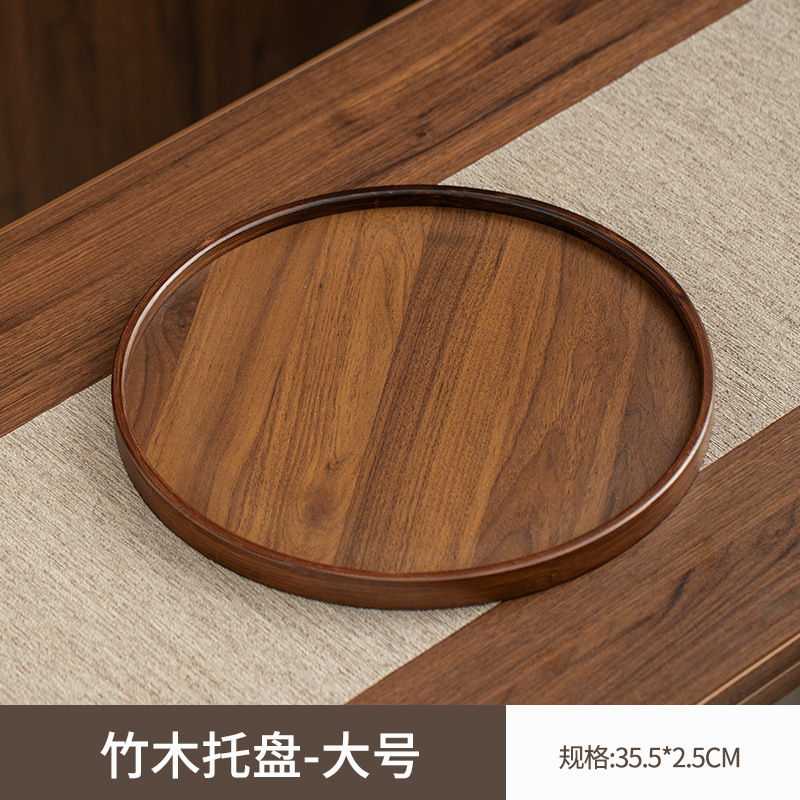 พรีเมียมสีน้ำตาล [จานกลม 35*35*2.3 มม.] ขนาดใหญ่