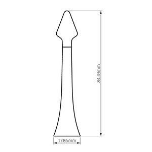 Masseur d'oreilles HyC blanc rechargeable en PP pour usage domestique avec fonction de vibration sonique - Product Image 2