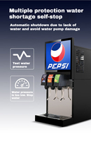 Distributeur de Boissons Gazeuses OEM en Gros pour Usine, 3 Saveurs, 3 Réservoirs, Machine à Boissons Froides pour Buffet et Équipement de Restauration
