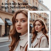 Nouveauté Grand écran LCD Vlog Selfie Monitor Écran magnétique pour téléphone Vlog Selfie Monitor pour iPhone et téléphones Android