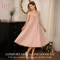 Chemise de nuit en coton lavé écologique pour femmes, sexy, avec dentelle, col en V, élégante, grande taille, respirante