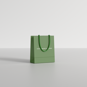 Manufacturer Customized <b>Luxury</b> Beauty <b>Gift</b> <b>Bags</b> Packaging Logo Printed Custom Green Paper Thank You <b>Gift</b> <b>Bags</b> - Product Image 3