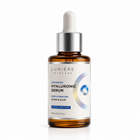 Étiquettes autocollantes personnalisées pour emballage, argent métallisé/holographique, pour flacon de sérum, imperméables, pour soins de la peau