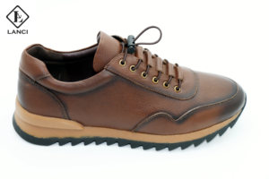 LANCI Good Price Sport <strong>Shoes</strong> Wholesale High Quality Fashion <strong>Black</strong> Waterproof <strong>Leather</strong> Summer - Product Image 2