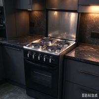 Fourneau électrique multifonctionnel autoportant 4 feux avec gril multi-plateaux pour boulangerie, fabrication directe usine OEM ODM