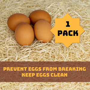 Almohadillas de Fibra de Madera Natural para Nidos de Gallinas, 13"x13", 1 Paquete – Forros para Cajas de Nido para Gallinas Ponedoras, Protección de Huevos - Product Image 4