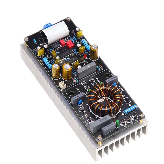 Mono UAD500W Hi-Fi Power Amplifier Pcb Board Class D 8R Double DC 45-90V High Power Transistor IRF250 Metal Material