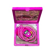 Compteur de Tasbih numérique pour la prière musulmane, affichage LCD, bague porte-clés, batterie portable, cadeau islamique, vente en gros OEM