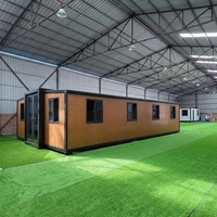 Maison préfabriquée extensible de 40 pieds, quatre chambres, design mobile et démontable
