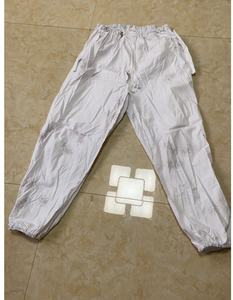DFG1010 Combinaison Ghillie d'hiver blanche pour activités extérieures, kit 4 pièces : veste à capuche, pantalon, housse de casque, sacs à cordon - Product Image 6