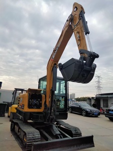Excavadora de Ruedas Usada SANY SY55C Pro de 5 Toneladas con Bomba de Motor y Rodamientos, Potencia de 43KW, Capacidad de Cucharón de 0.21m - Product Image 2