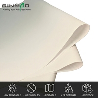 Tissu d'impression latex tendance, résistant aux plis, rétroéclairé pour livraison pliable