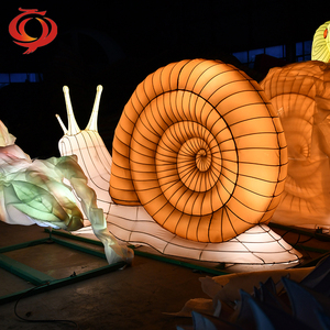 Linternas LED de seda chinas hechas a mano, linternas de animales impermeables para Diwali, graduación de Ramadán para decoración de jardín al aire libre - Product Image 4