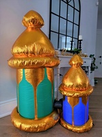 Décoration gonflable Superwin CTO pour l'Aïd, décoration extérieure pour la maison, le jardin, la mosquée, étoile, lune, décoration musulmane du Ramadan