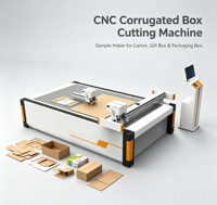 Máquina de Corte CNC de Cama Plana con Cambio Automático de Herramienta |   Cortadora CNC para Cartón, Cajas de Regalo de Papel, Cartón para Embalaje