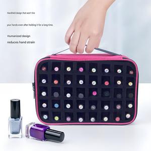 Estuche Organizador de 40 Compartimentos para Arte de Uñas, Bolsa de Almacenamiento de Herramientas de Manicura de Gran Capacidad, Porta Suministros de Uñas para Técnicos de Salón y Viajes - Product Image 5