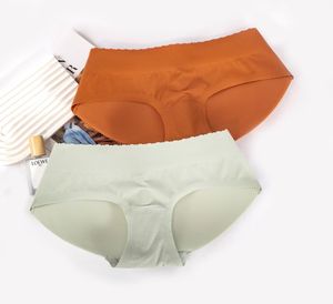 소녀를위한 명백한 엉덩이 리프팅 효과가있는 개인화 된 숙녀 바지 얇은 나일론 스판덱스 로우 웨이스트 라텍스 통기성 속옷 - Product Image 3