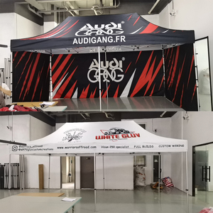 เต็นท์ขนาด 10x10 ฟุต สำหรับงานหนัก ใช้งานกลางแจ้ง หลังคาคลุมแบบกำหนดเอง สำหรับงานแสดงสินค้า แบรนด์ดัง สำหรับกิจกรรมโฆษณาธุรกิจ - Product Image 5