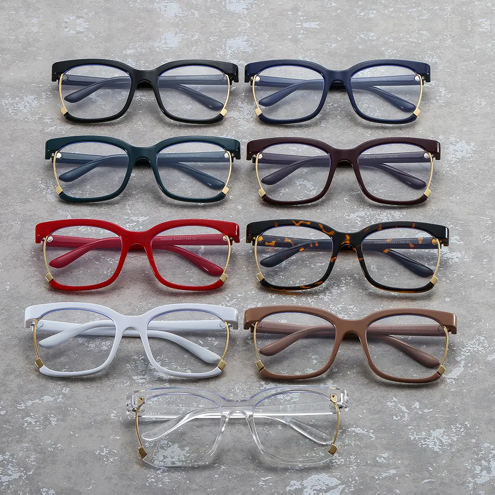 أحدث نظارات بصرية مربعة الشكل لعام 78050 لعام 2022 نظارات حجب الضوء الأزرق للبيع بالجملة نظارات نسائية عصرية