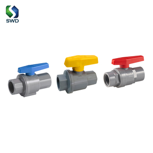 Swd pvcbv PVC hai mảnh bóng van với tùy chỉnh xử lý & logo, nóng bán trong Indonesia, <span class=keywords><strong>CE</strong></span>/ISO/đạt JIS/ANSI/DIN - Product Image 1