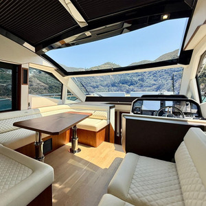 Pre-owned 2022 <span class=keywords><strong>galeon</strong></span> 510 bầu trời thể thao-cầu du thuyền deep-v IPS-650 vỏ, có thể thu vào Hard-Top & sẵn sàng Cổ Phiếu - Product Image 4