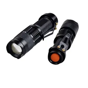 Tactical Lamp 3w 300lm Adjustable Focus Zoomable Torch Light 3 Modes Handheld Mini Q5 LED Flashlight