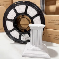 Filament d'impression 3D PETG durable, couleur marbre carbone noir, matériau d'impression 3D PETG couleur unie