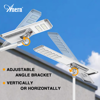 Lampadaire solaire LED tout-en-un 2000W, lampadaire solaire extérieur avec caméra