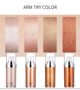 Iluminador Corporal en Aerosol Líquido Mineral a Prueba de Agua Handaiyan, Color Oro Rosa Brillante, <span class=keywords><strong>Bronceador</strong></span> de Larga Duración, Brillo Intenso, Multiusos - Product Image 4