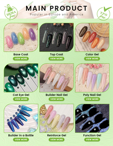 Gel de construction pour extension d'ongles en acrylique Vegan Pearl Sand, sans HEMA ni TPO, gel de construction BIAB en bouteille, OEM - Product Image 5