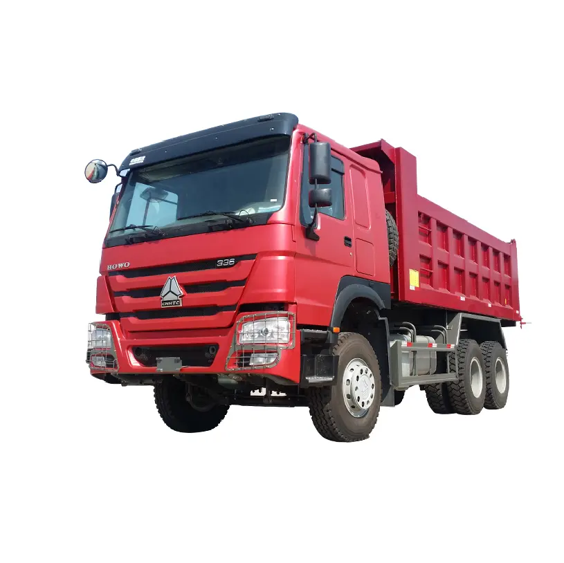 좋은 품질 Sinotruk Howo 덤프 트럭 사용 및 새로운 헤비 듀티 6x4 10 휠 타이어 371HP 팁 토양 모래 광산 스톤 트럭 트레일러
