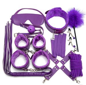 10 Stück Juguetes Sexuales Bondage Kits Leder rückhalt BDSM Set Spielzeug für Erwachsene für Paare Sex Möbel Set - Product Image 2