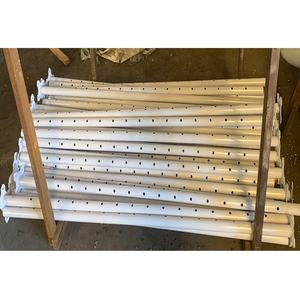 調整可能なヘビーデューティースチール製足場支柱、デッキ用亜鉛メッキ、建築用、4インチステンレス鋼シャフトと支柱 - Product Image 1