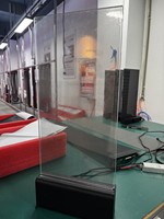 Layar Sampel LED Transparan Portabel 90% Tembus Pandang, Dapat Dibengkokkan, Plug-and-Play, Pemasangan Kaca untuk Pengujian Langsung & Pengambilan Sampel Proyek
