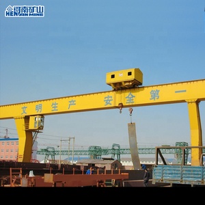 Uso industrial 10T 16T 20T 25T 35T 50T L-Type Leg Mdg Modelo Monorail Single Girder Beam Winch Trolley Hook Grúa de pórtico - Product Image 1