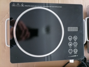 Table de cuisson à induction 2200W en gros SKD, cuisinière électrique numérique électromagnétique, réchaud infrarouge en cristal - Product Image 5
