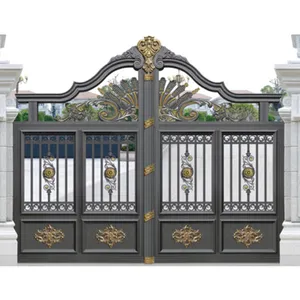 Luxury Top Quality Custom Make Main Door Exterior Iron Gate Design