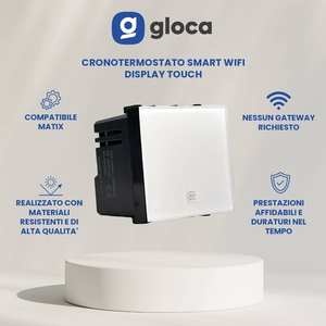 Thermostat intelligent Tuya 230V avec écran tactile, contrôle par application Wi-Fi et programmation horaire pour le chauffage domestique - Product Image 2